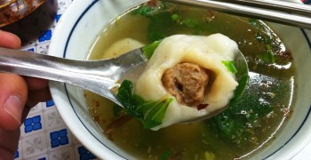 【美食】新莊廟街夜市 古早味鹹圓仔湯
