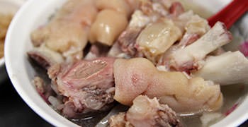 【基隆美食】林家豬腳原汁。膠原蛋白都化在湯裡了(已停業)