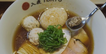 【東京拉麵】入鹿TOKYO(六本木)｜米其林必比登 牛肝菌拉麵 松露蛋拌飯